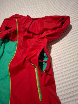 Chaqueta Impermeable Quechua Mujer Roja