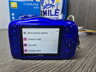 Fotocamera Nikon Coolpix S33 Blu