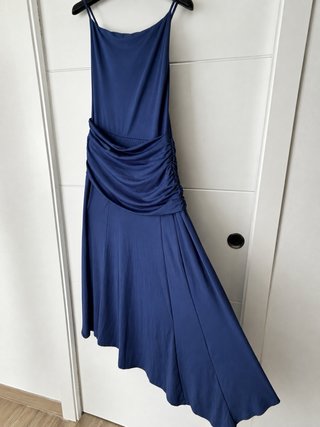 Vestido largo elegante azul