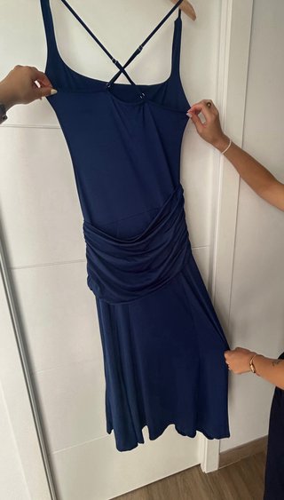 Vestido largo elegante azul