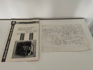 Manual Instrucciones Monitor CRT Intervideo