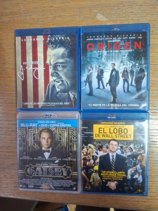 Pack 4 Blu-ray Leonardo DiCaprio