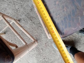 2 Taburetes Chippendale de Madera