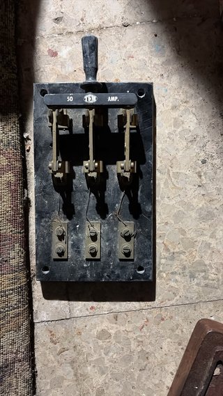Interruptor Cuchilla TEM Antiguo 50 Amp