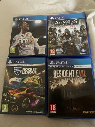Lote 4 Juegos PS4: