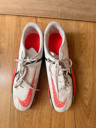 Zapatillas Fútbol Nike Phantom Blancas Rojas