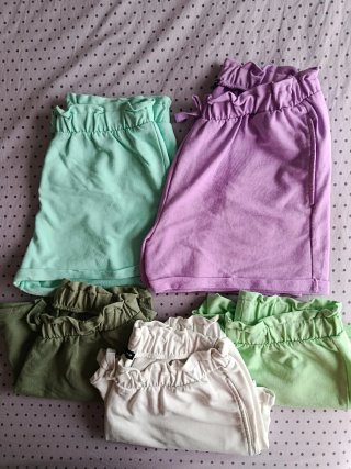 Pacl de pantalones cortos niña talla 12/14