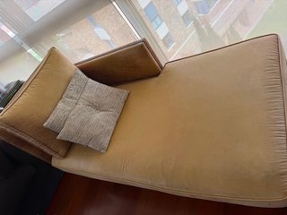 Chaise longue piel envejecida 150x90