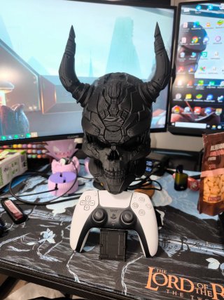 Soporte Calavera Demoniaca Cascos y Mando