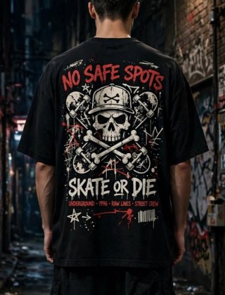 Camiseta Urbana Negra Talla L