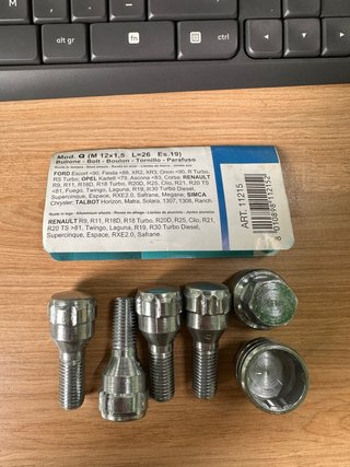 Tornillos Antirrobo M12x1.5