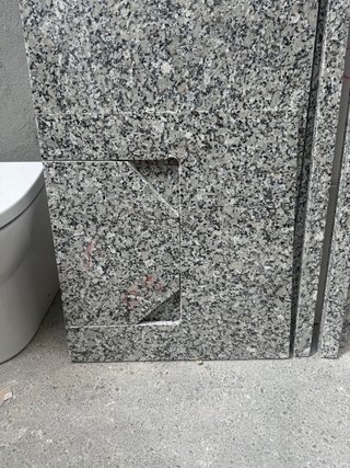 Marmol con Silestone Gris 2,14 m x 57,05 m