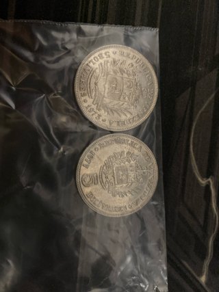 2 Monedas de 5 Bolívares Venezuela (1973-1977)