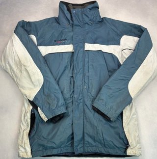 Chaqueta impermeable Columbia azul hombre