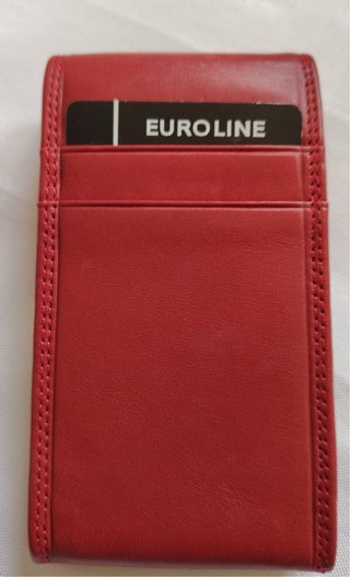 Llavero Monedero de Piel Euroline con Caja ¡NUEVO!