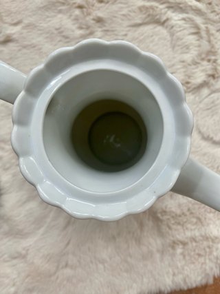 Cafetera de Cerámica Blanca