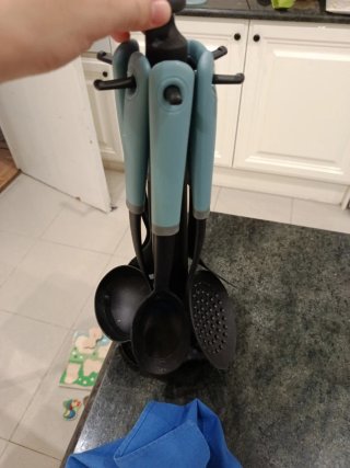 Juego Utensilios Cocina con Soporte