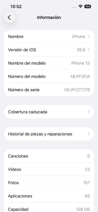 iPhone 13 128GB Medianoche