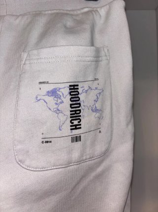 Pantalón chándal Hoodrich gris y blanco