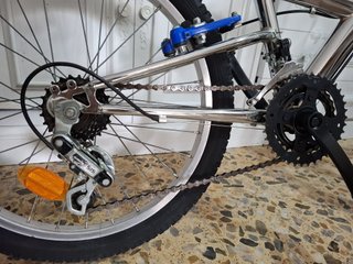 Bicicleta niño aro 20 plata