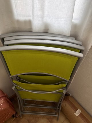 4 Sillas Plegables Verde