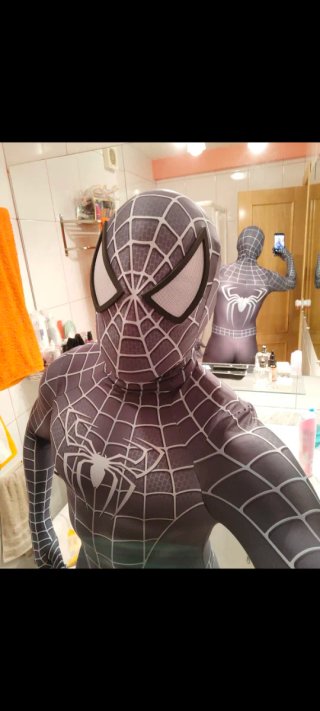Disfraz de Spiderman Negro