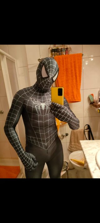 Disfraz de Spiderman Negro