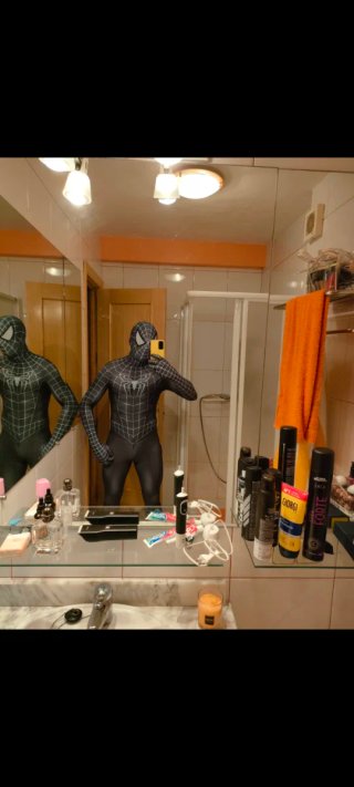 Disfraz de Spiderman Negro