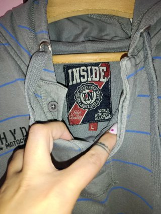 Sudadera con Capucha Gris