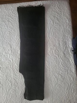 Pantalón Negro Zara Pierna Ancha Talla 36