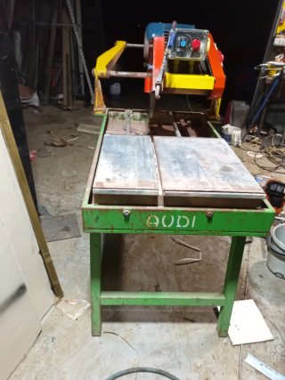 Máquina de corte para piedra y hormigón trifásica