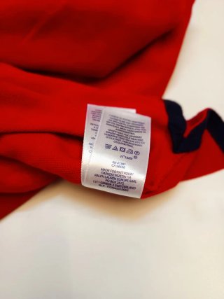 Polo Vintage Ralph Lauren Rojo Talla S