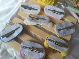 Horquillas de Pelo Tejidas