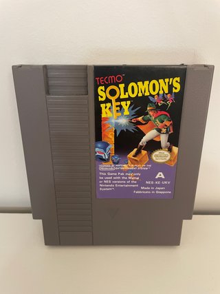 Solomon's Key NES Tecmo Puzzle Game