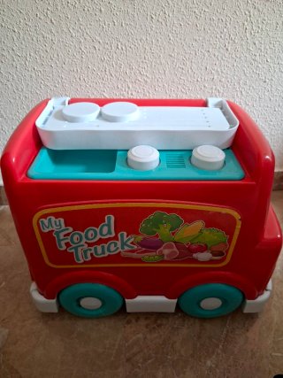 Food Truck de Juguete con Accesorios