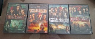 Pack 4 Películas Piratas del Caribe DVD
