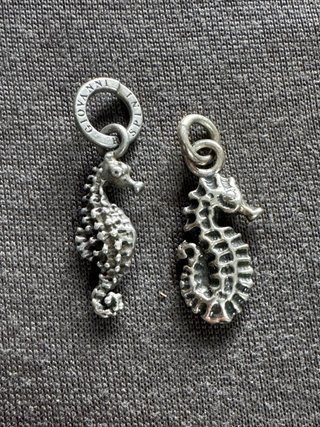 2 Colgantes Caballitos de Mar Giovanni Raspini
