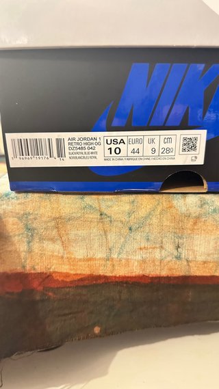 Nike Air Jordan 1 High Royal Talla 44
