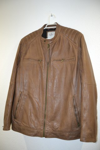 Chaqueta Pepe Jeans Hombre Cuello Alzado Marrón