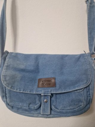 Borsa a tracolla in denim 7Street / 6Lane