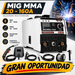 Soldadora Inverter MIG MMA 160A