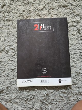 Libro Historia Filosofía 2 Bachillerato ANAYA