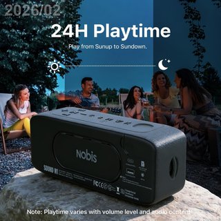 NOBIS Altavoz Bluetooth 20W Impermeable Sound N1