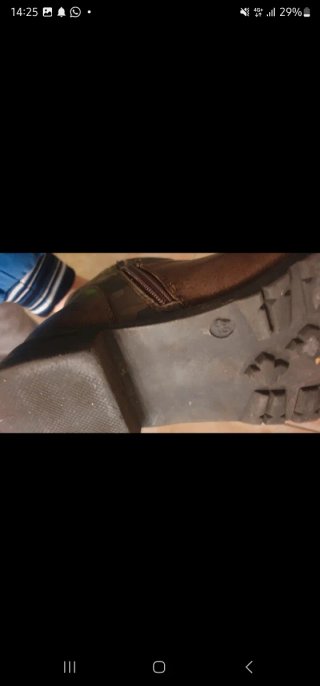 Botines militares marrones y verdes talla 39