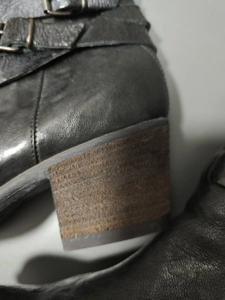 Botines Khriò Piel Negra Talla 40