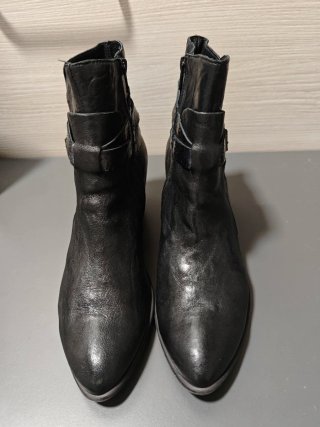 Botines Khriò Piel Negra Talla 40