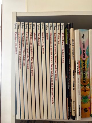 Colección de cuentos Disney catalán-inglés