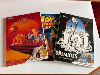 Colección de cuentos Disney catalán-inglés