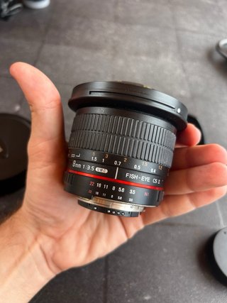 Objetivo Samyang 8mm Ojo de Pez para Nikon