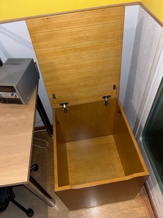 Cómoda, baúl y cajonera